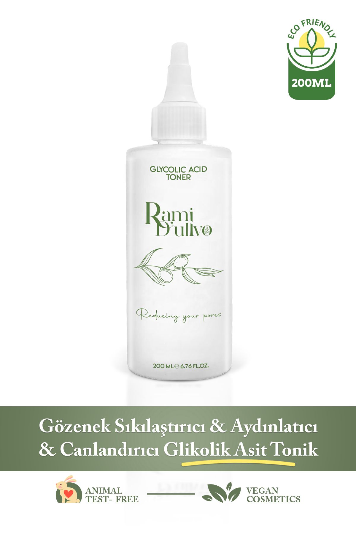 Gözenek Sıkılaştırıcı & Aydınlatıcı & Canlandırıcı Glikolik Tonik