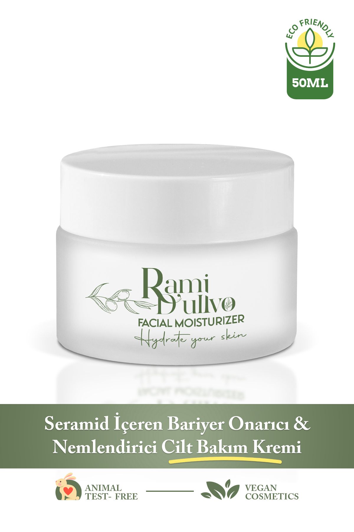 Seramid İçeren Bariyer onarıcı & Nemlendirici Cilt Bakım Kremi