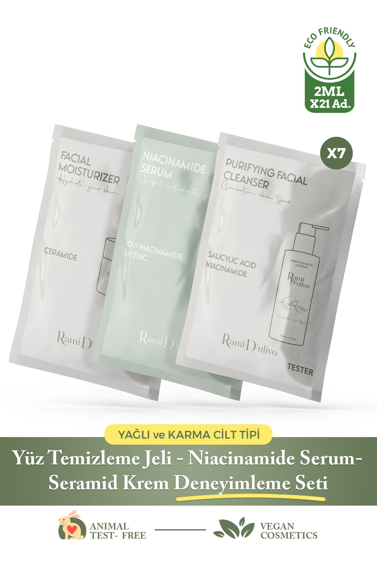 Yağlı Ve Karma Ciltler Için Deneyimleme Seti